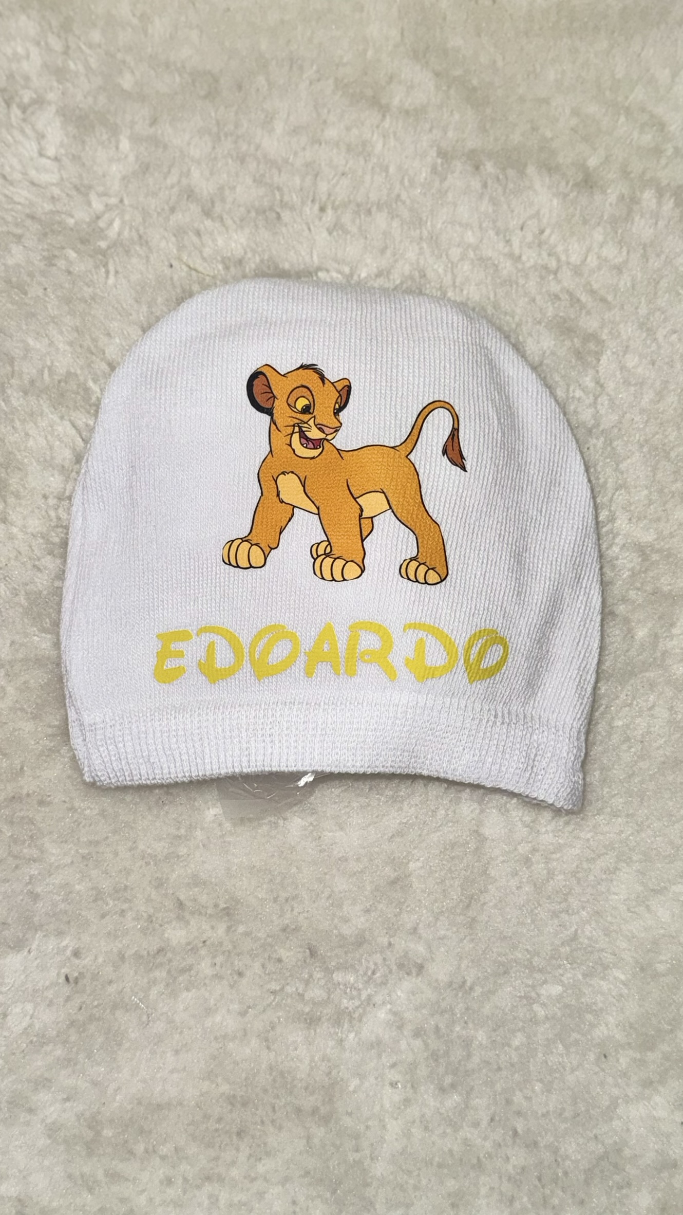 Cappellino Neonato Personalizzato con Personaggio - immagine 2