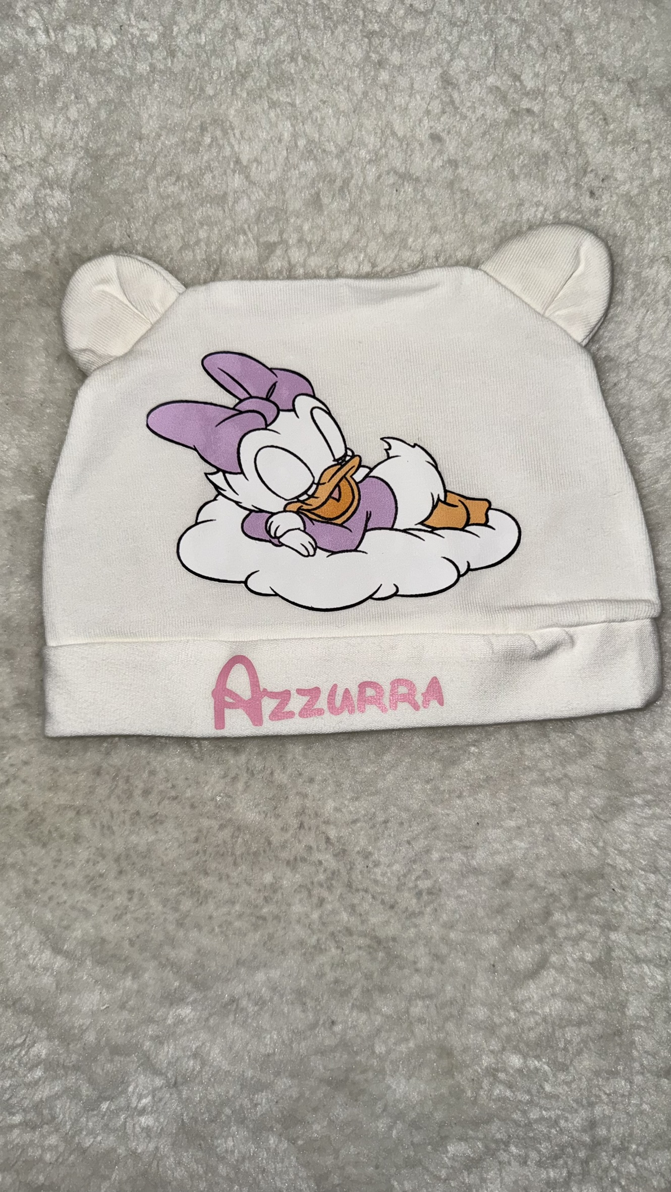 Cappellino Neonata Personalizzato con Personaggio - immagine 3