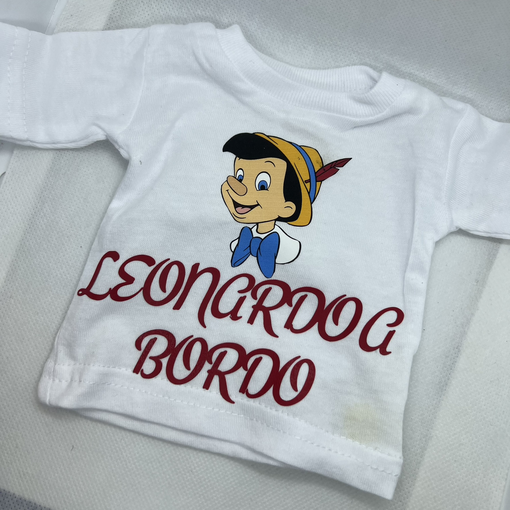 Maglia Personalizzata da Auto Bimbo “Nome a Bordo” con Personaggio - immagine 3
