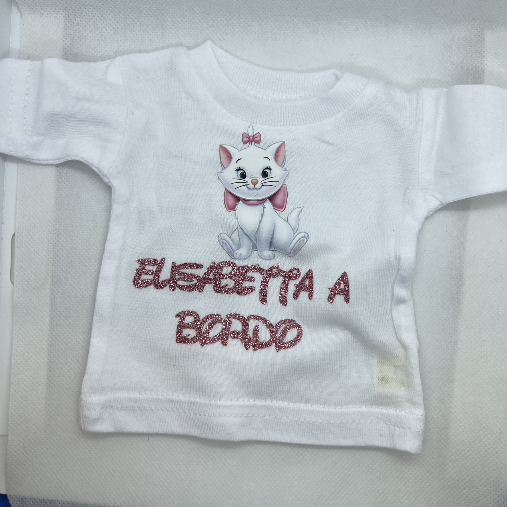 Maglia Personalizzata da Auto Bimba “Nome a Bordo” con Personaggio